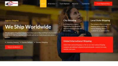 A screenshot of Ngeuyimoversgroup.com