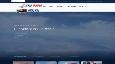 A screenshot of Nobleshippingworldwild.org