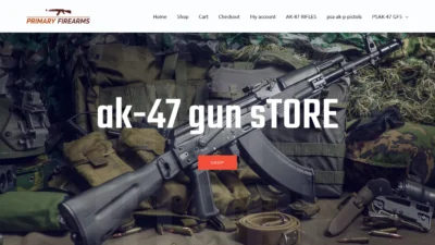 A screenshot of Primaryfirearms.com