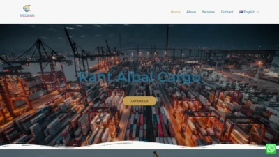 A screenshot of Rahtalbalcargo.com