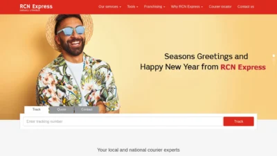 A screenshot of Rcnexpressinc.com