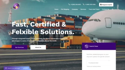 A screenshot of Retrodeliveryservices.com