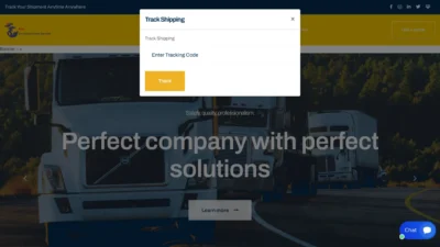A screenshot of Richuniversitycourierservices.com