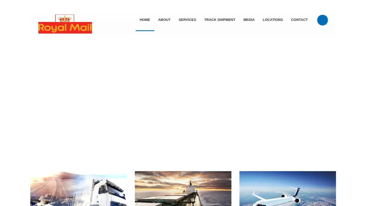 A screenshot of Rmdeliveryhomes.com