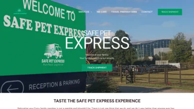A screenshot of Safepetexpress.us