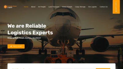 A screenshot of Samedaygloballogistic.com