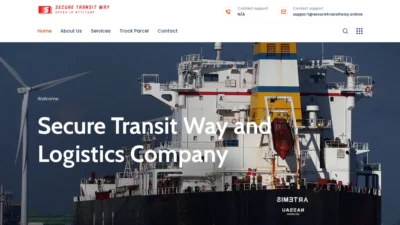 A screenshot of Securetransitway.online
