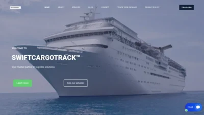 A screenshot of Swiftcargotrack.com