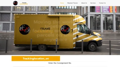 A screenshot of Transcarriers.us