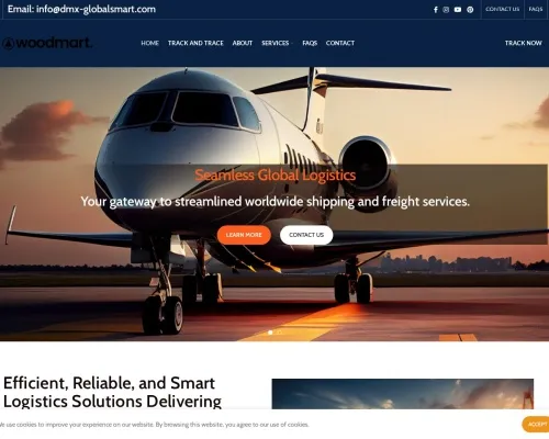 Screenshot of Scam Courier Trustwaydelivery.com