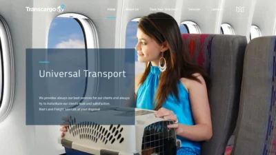 A screenshot of Universaltransportagency.com