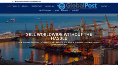 A screenshot of Usadiscreetshipping-com.stackstaging.com