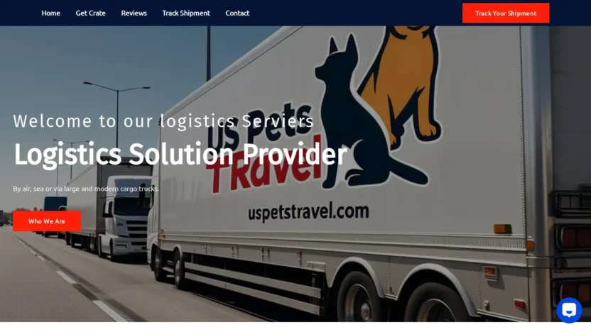 A screenshot of Uspetstravel.com