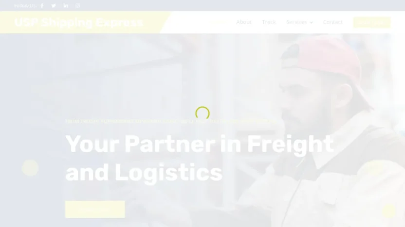 A screenshot of Uspshippingexpress.com