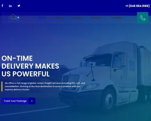 Screenshot of Scam Courier Wavemaslogistics.com