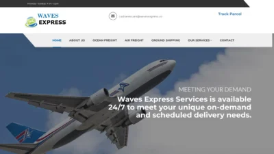 A screenshot of Wavesexpress.info