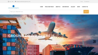 A screenshot of Willowexpressdelivery.com
