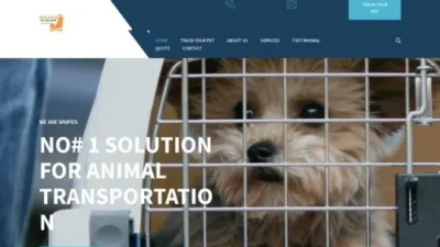 A screenshot of Worldwide-petdeliveryservice.com