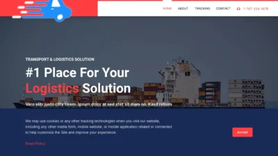 A screenshot of Worldwideglobalexpress.com