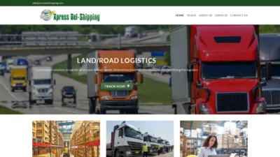 A screenshot of Xpressdelshipping.com