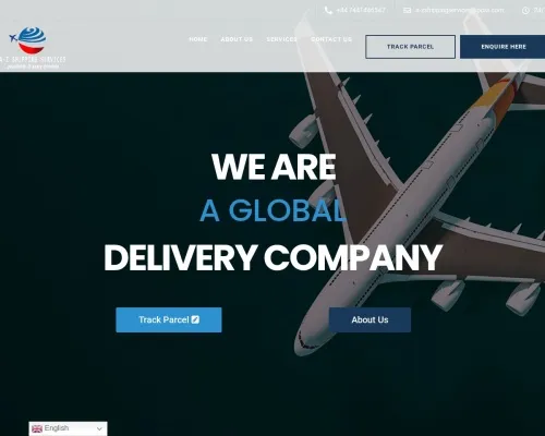 Screenshot of Scam Courier A-zfastdelivery.com
