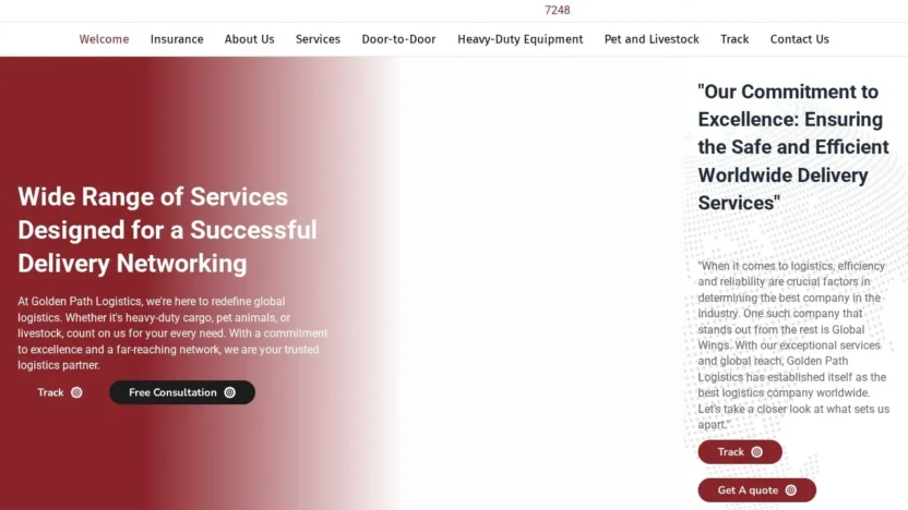 Review goldenpathlogistics.com