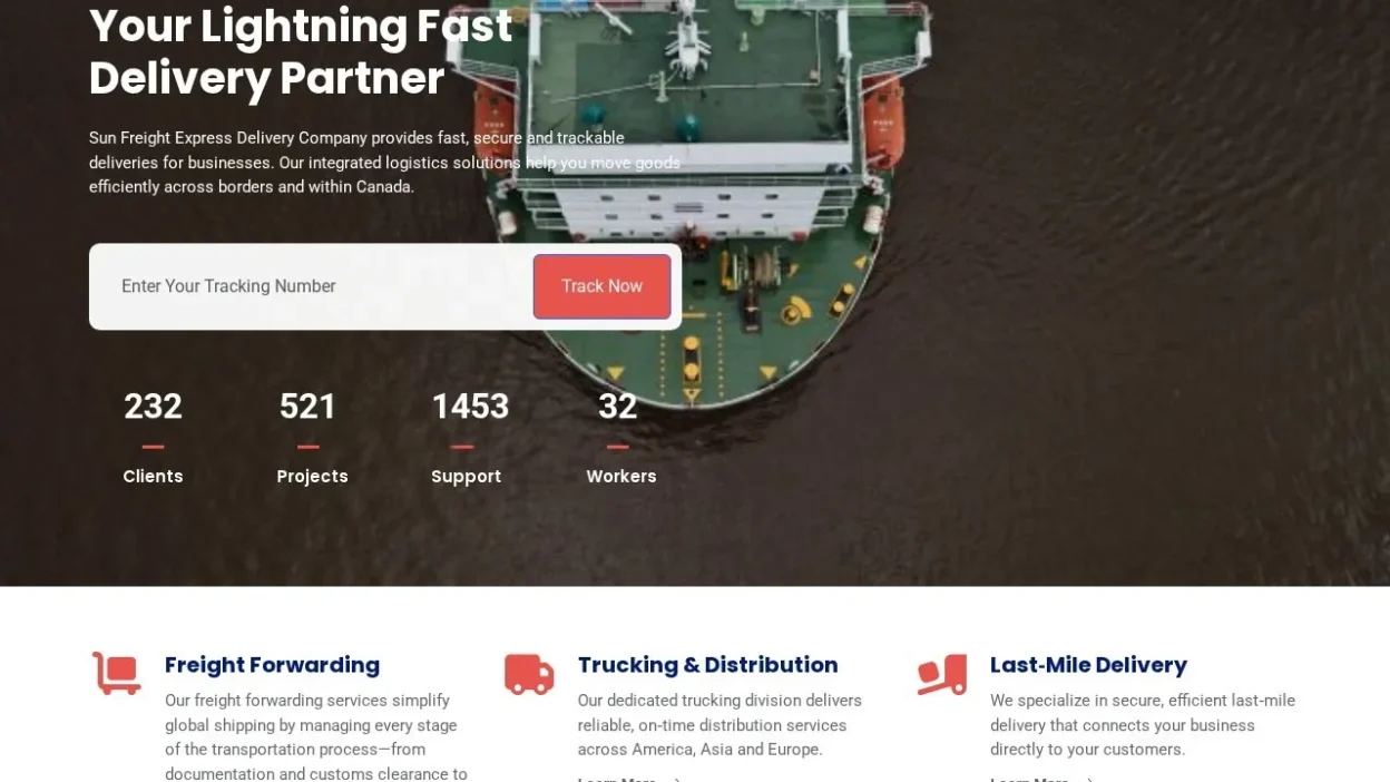 Review sunfreightexpressdeliverycompany.com