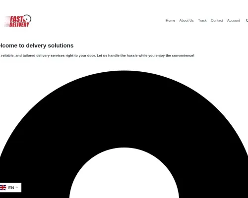 Screenshot of Scam Courier Legaltracksolution.com