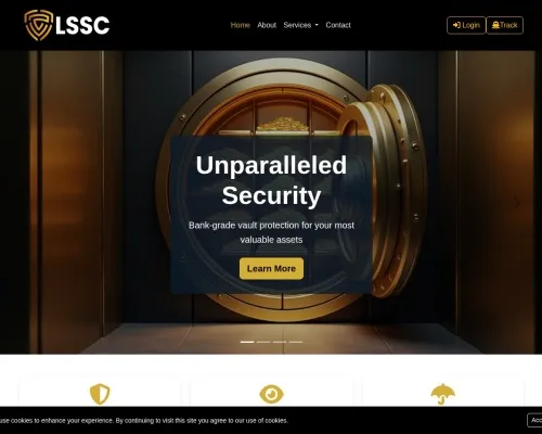 Screenshot of Scam Courier Lobsecurityandshipping.com