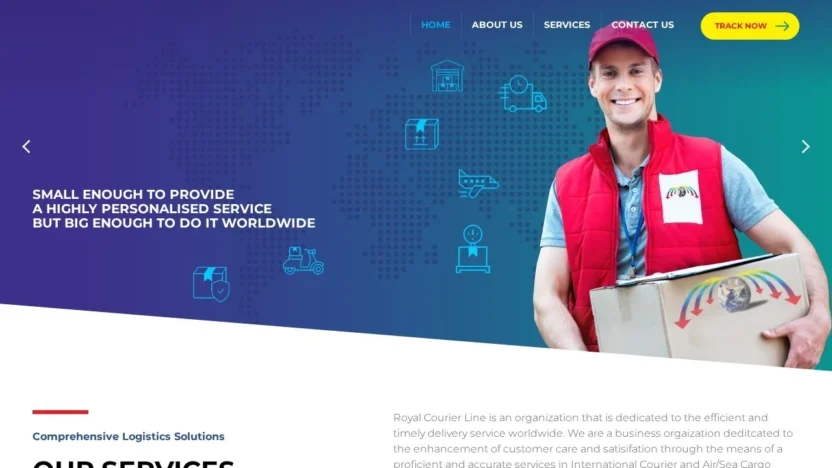 Review royalcourierline.com