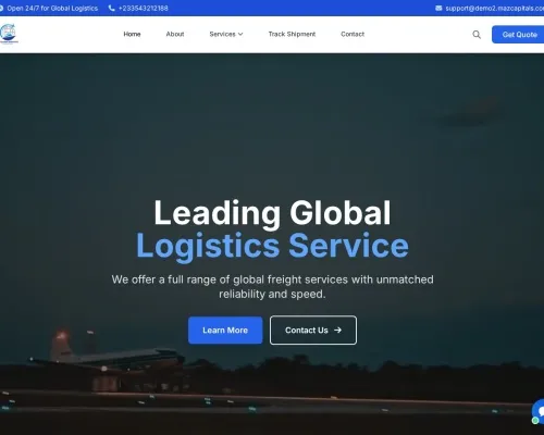Screenshot of Scam Courier Atlasairservices.com