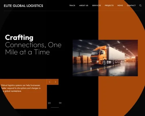 Screenshot of Scam Courier Elitegloballogisticsexpress.com