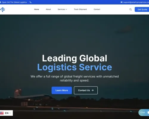 Screenshot of Scam Courier Smartcarryservice.com