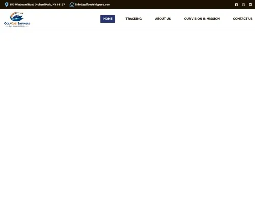 Screenshot of Scam Courier Golfcostshippers.com