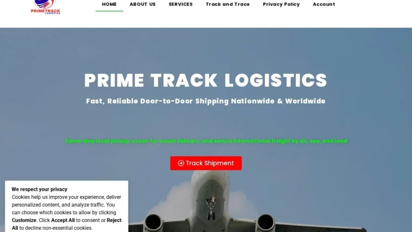 Review primetrackslogistics.com