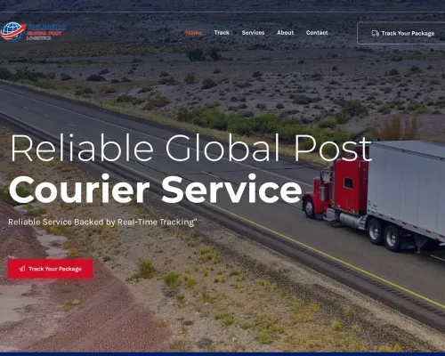Screenshot of Scam Courier Reliablegloballogistics.ltd