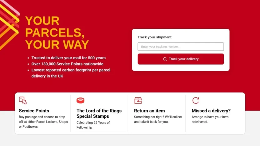Review royalmailservice.com