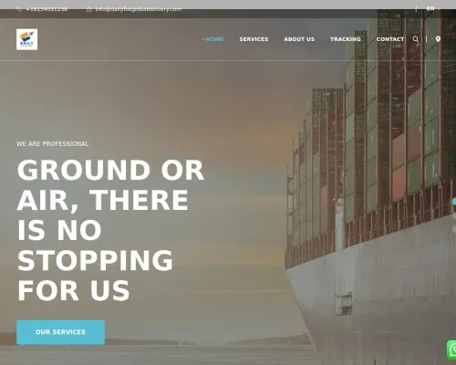 Screenshot of Scam Courier Dailyfoxglobaldelivery.com