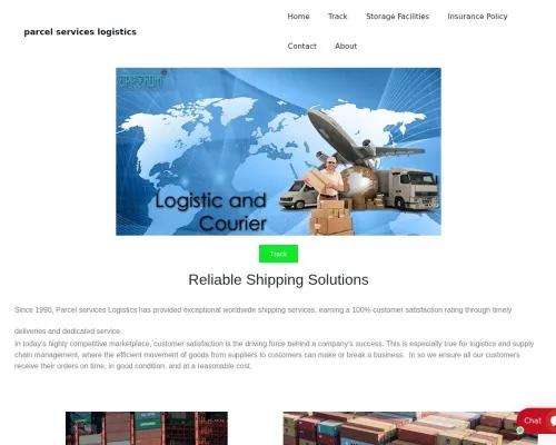 Screenshot of Scam Courier Fastcargohub.com